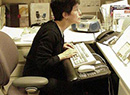 Poor computer workstation posture